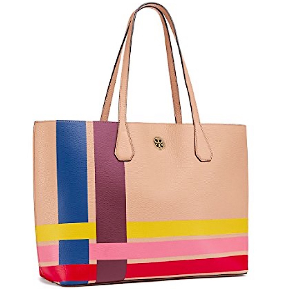 Tory Burch Perry Reversible Multicolor Tote RARE and SOLD OUT - Picture 1 of 16